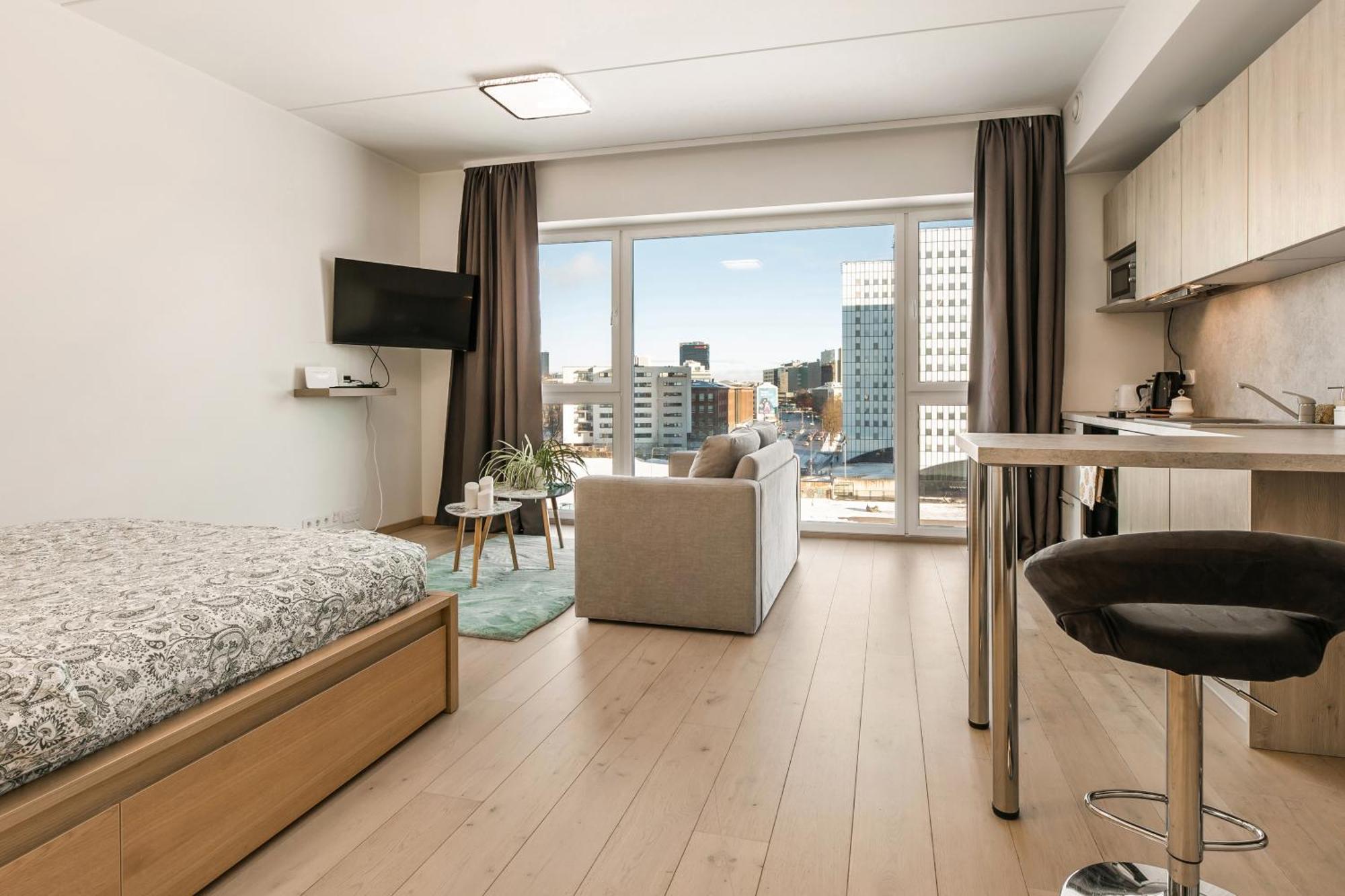 Modern Apartment With Great View ทาลลินน์ ภายนอก รูปภาพ